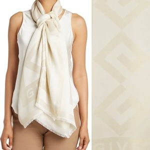 Givenchy Monogram 'G' Woven Scarf